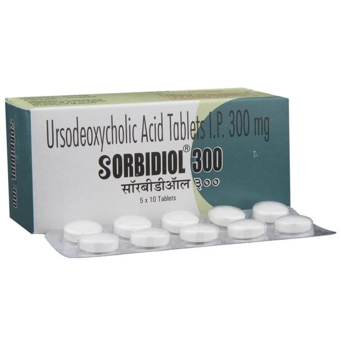 Sorbidiol 300 Tablet Ursodeoxycholic Acid 300mg
