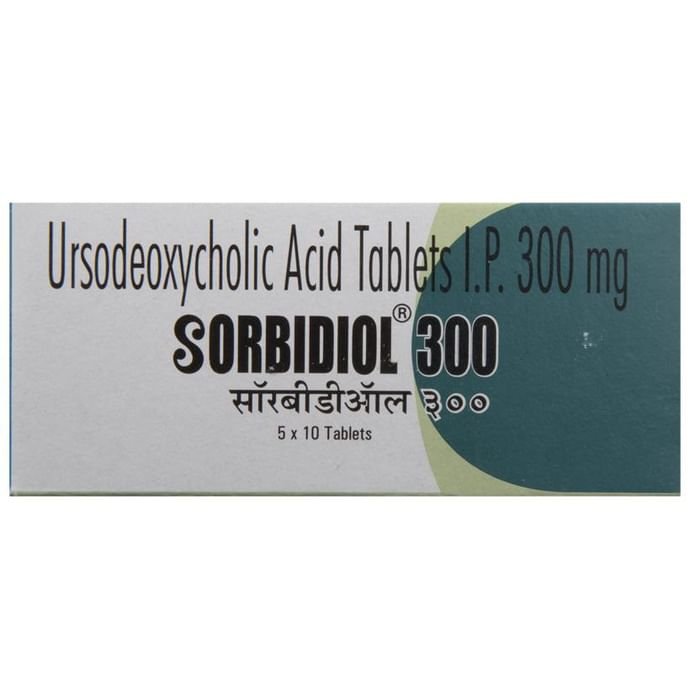 Sorbidiol 300 Tablet Ursodeoxycholic Acid 300mg