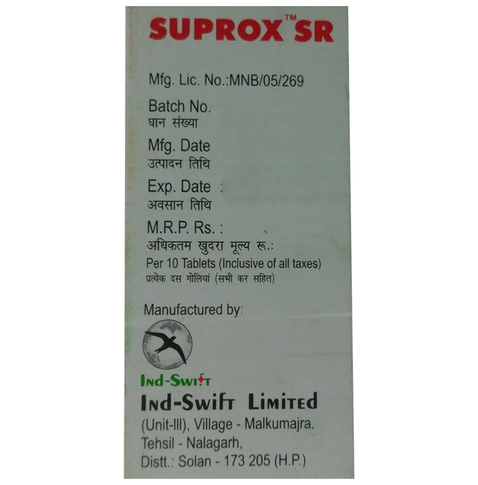 Suprox SR Tablet Isoxsuprine 40mg