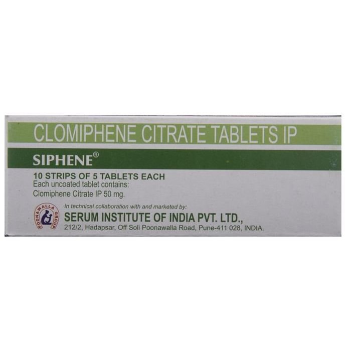 Siphene Tablet Clomiphene 50mg