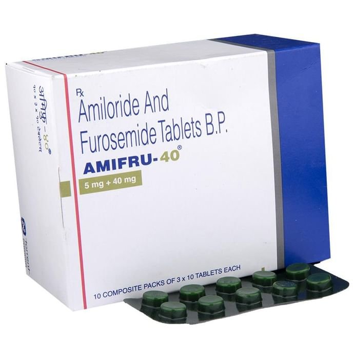 Amifru 40 Tablet Furosemide 40mg + Amiloride 5mg