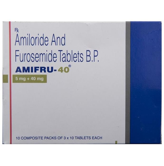 Amifru 40 Tablet Furosemide 40mg + Amiloride 5mg