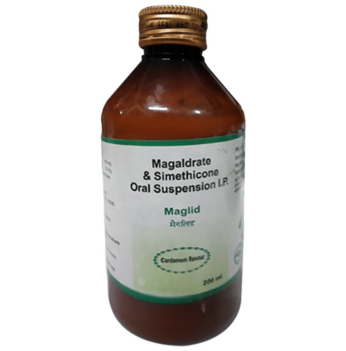 Maglid Suspension Magaldrate 400mg/5ml + Simethicone 20mg/5ml