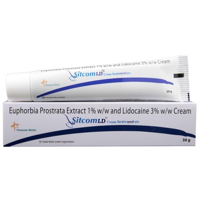 Sitcom LD Rectal Cream Euphorbia Prostrata Extract 10mg + Lidocaine 30mg