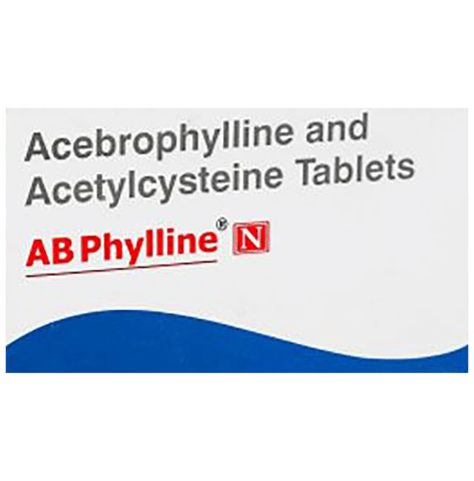 AB Phylline N Tablet Acebrophylline 100mg + Acetylcysteine 600mg