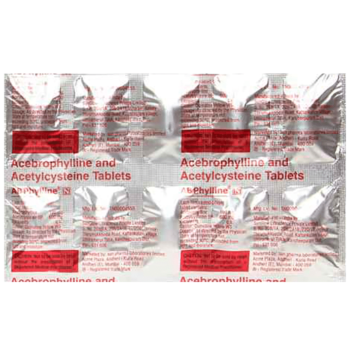 AB Phylline N Tablet Acebrophylline 100mg + Acetylcysteine 600mg