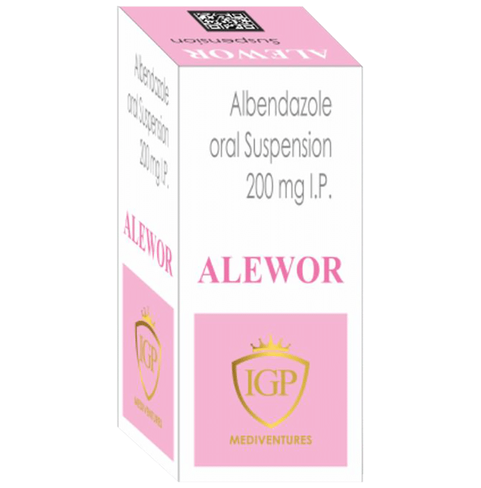 Alewor Oral Suspension Albendazole 200mg