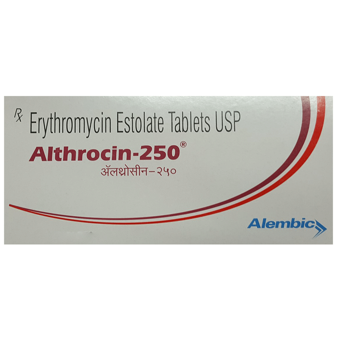 Althrocin 250 Tablet Erythromycin 250mg
