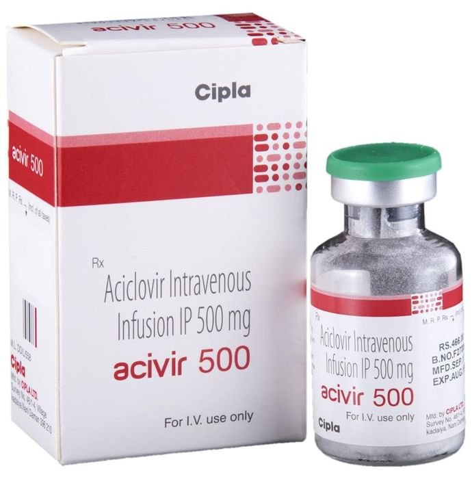 Acivir 500 Infusion Acyclovir 500mg