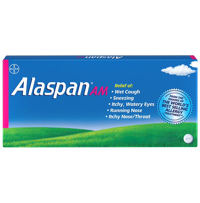 Alaspan AM Tablet Ambroxol 60mg + Loratadine 5mg