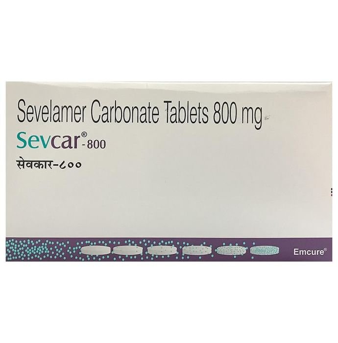 Sevcar 800 Tablet Sevelamer 800mg