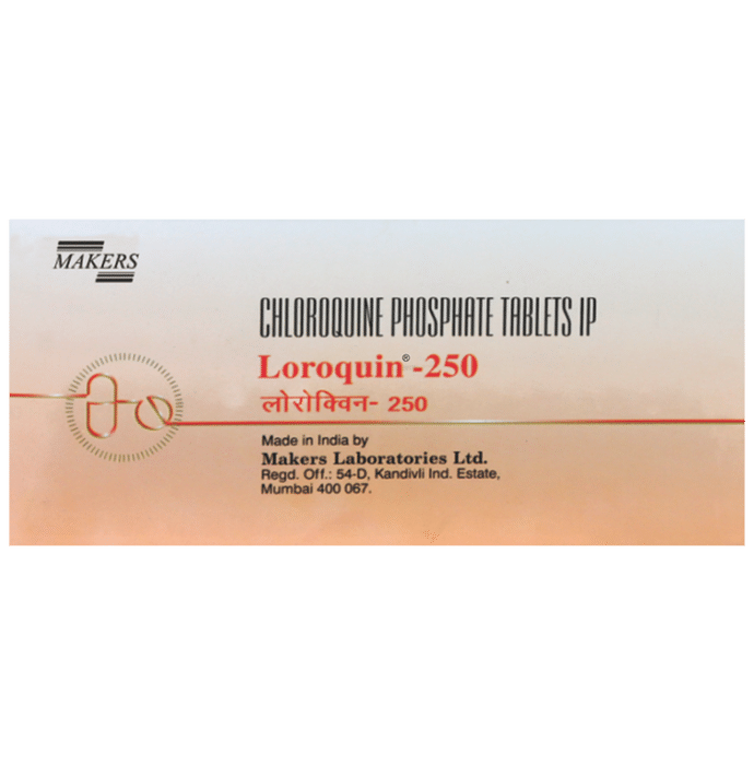 Loroquin 250 Tablet    Chloroquine 250mg