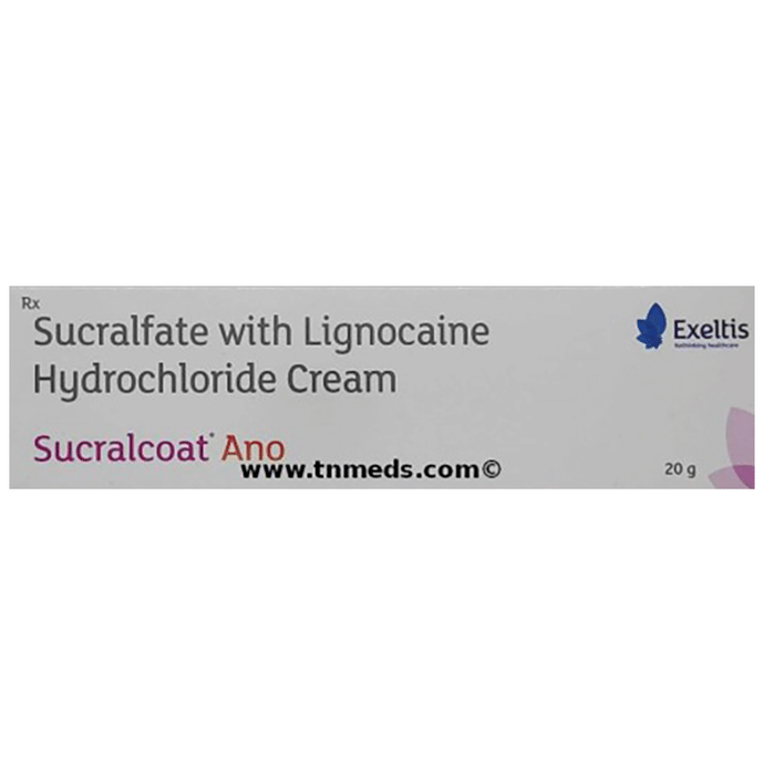 Sucralcoat Ano Rectal Cream Lidocaine 4% + Sucralfate 7%