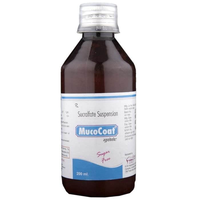 Mucocoat Suspension Sugar Free Sucralfate 1000mg