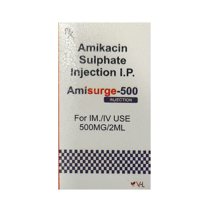 Amisurge 500 Injection    Amikacin 500mg