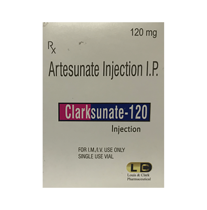 Clarksunate 120 Injection    Artesunate 120mg