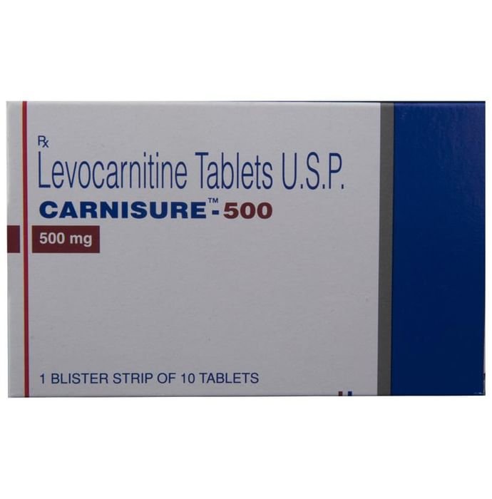 Carnisure 500 Tablet    Levo-carnitine 500mg