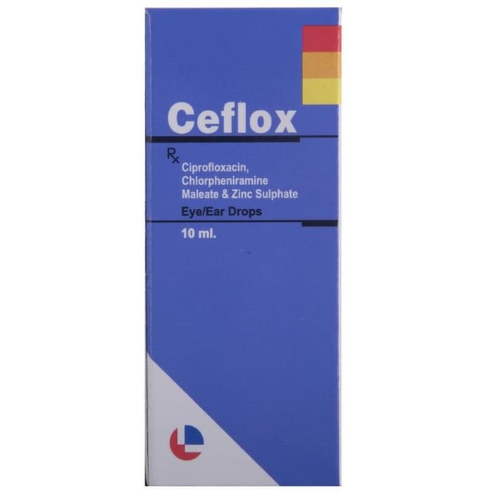 Ceflox Eye/Ear Drops    Ciprofloxacin 0.3% w/v