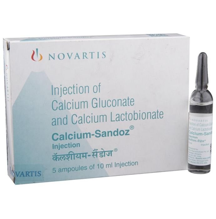 Calcium Sandoz Injection    Calcium Gluconate 50mg + Calcium Lactobionate 87.5mg