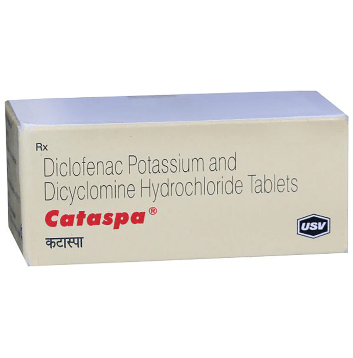 Cataspa Tablet    Dicyclomine 20mg + Diclofenac 50mg