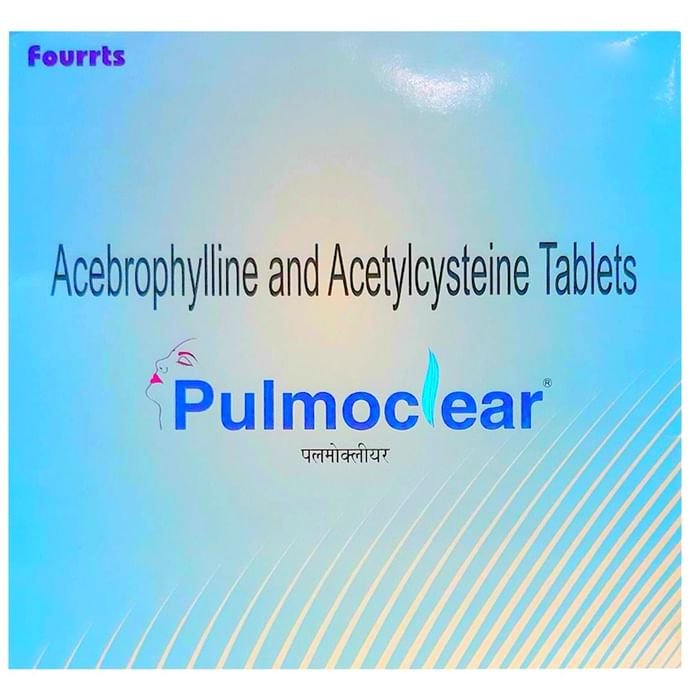 Pulmoclear Tablet    Acebrophylline 100mg + Acetylcysteine 600mg