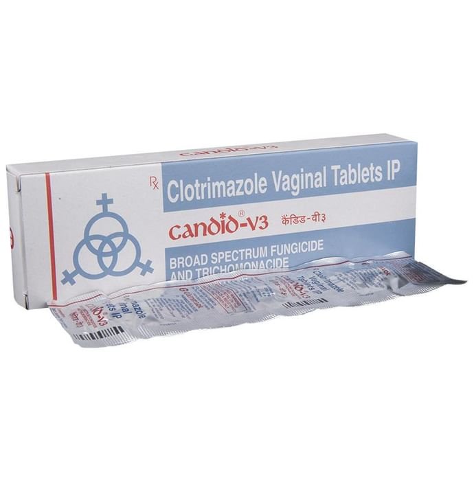 Candid-V3 Tablet VT    Clotrimazole 200mg