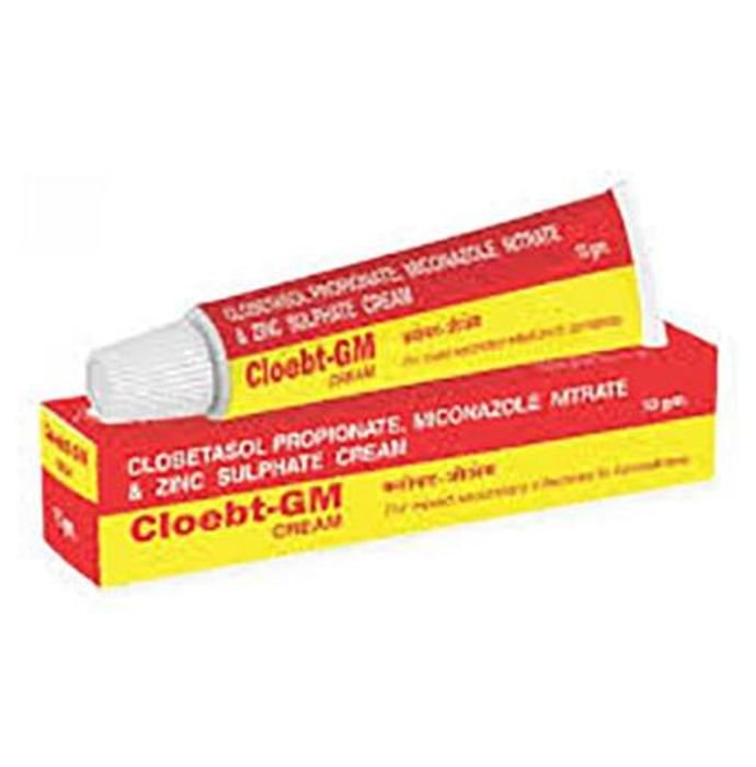 Clobet gm Cream    Clobetasol 0.05% w/w + Gentamicin 0.1% w/w + Miconazole 2% w/w