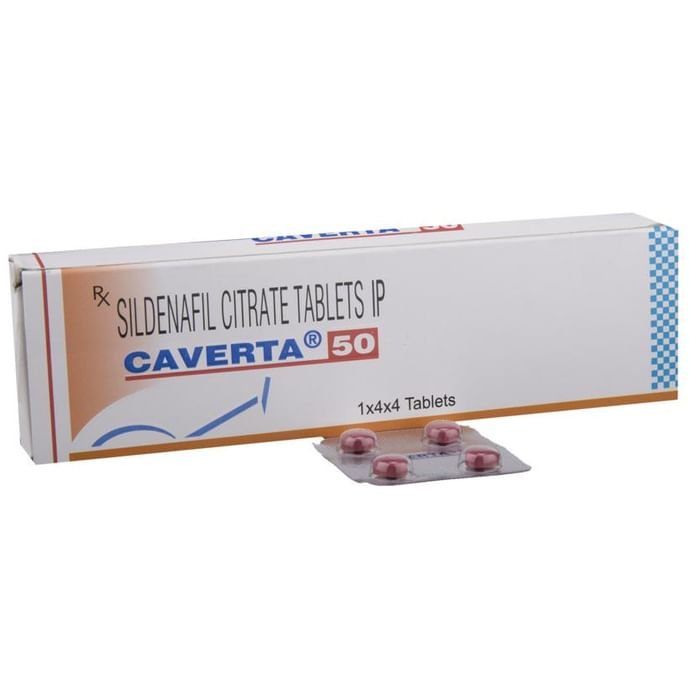 Caverta 50 Tablet    Sildenafil 50mg