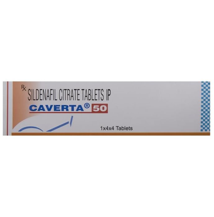 Caverta 50 Tablet    Sildenafil 50mg