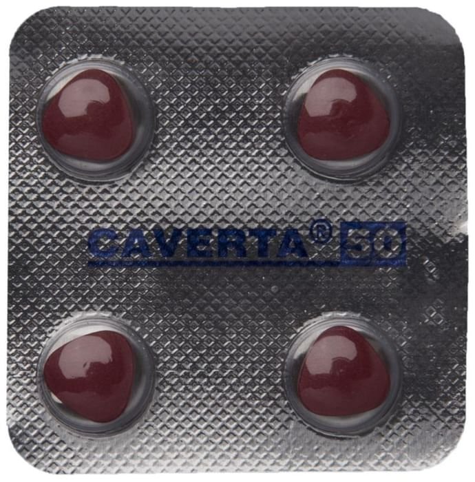 Caverta 50 Tablet    Sildenafil 50mg