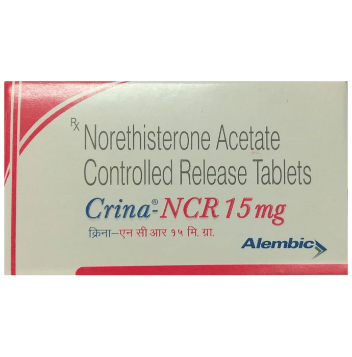 Crina-NCR 15mg Tablet    Norethisterone 15mg