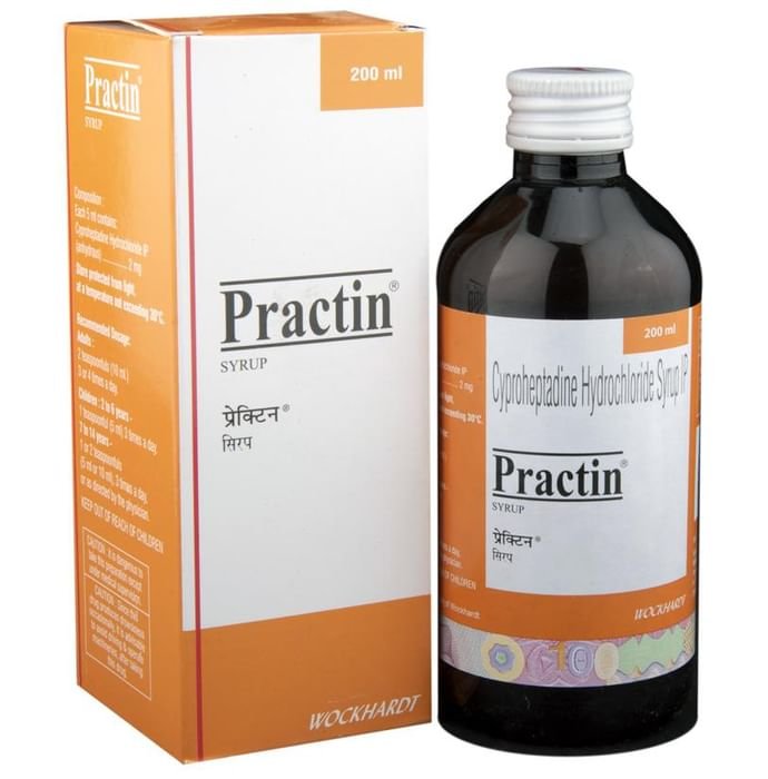 Practin Syrup    Cyproheptadine 2mg/5ml