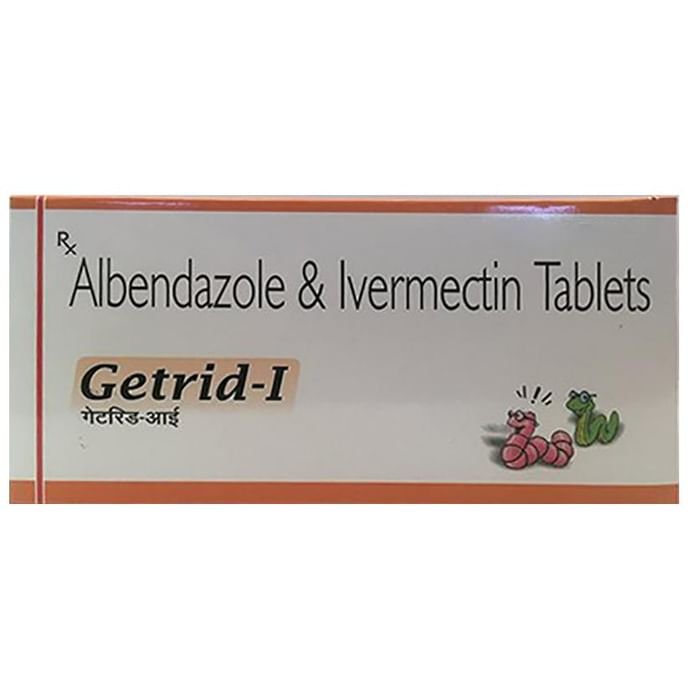 Getrid-I Tablet    Ivermectin 6mg + Albendazole 400mg