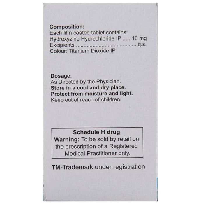Prugo 10 Tablet    Hydroxyzine 10mg