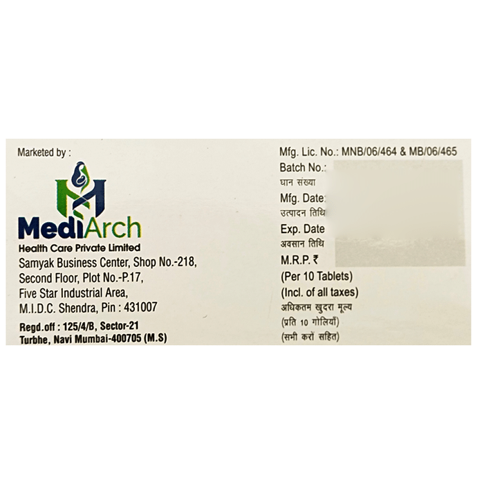 Leafifol Tablet    L-Methyl Folate 1mg + Methylcobalamin 1500mcg + Pyridoxal-5-phosphate 0.5mg