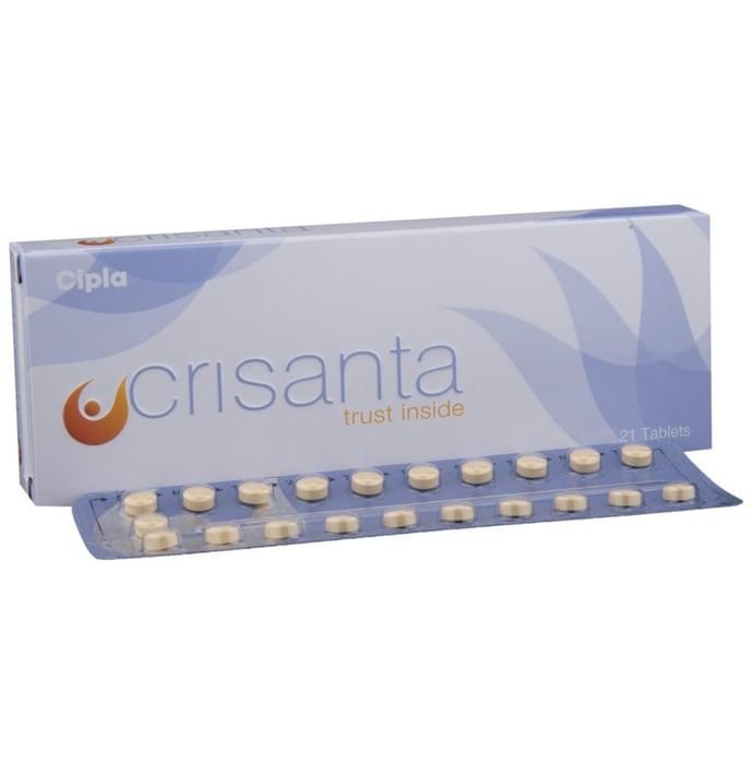 Crisanta Tablet    Ethinyl Estradiol 0.03mg + Drospirenone 3mg