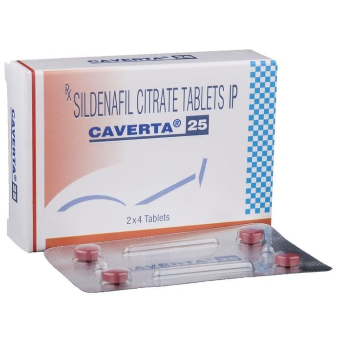 Caverta 25 Tablet    Sildenafil 25mg