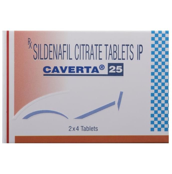 Caverta 25 Tablet    Sildenafil 25mg