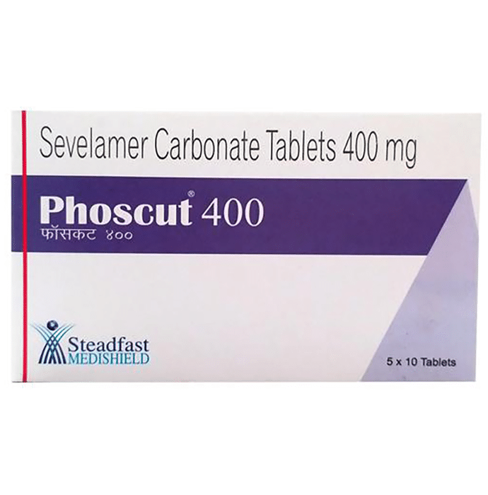 Phoscut 400 Tablet    Sevelamer 400mg