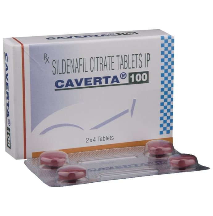 Caverta 100 Tablet    Sildenafil 100mg