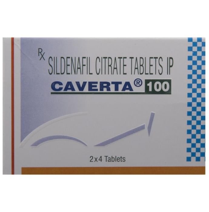 Caverta 100 Tablet    Sildenafil 100mg