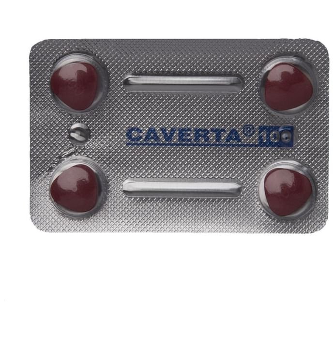 Caverta 100 Tablet    Sildenafil 100mg