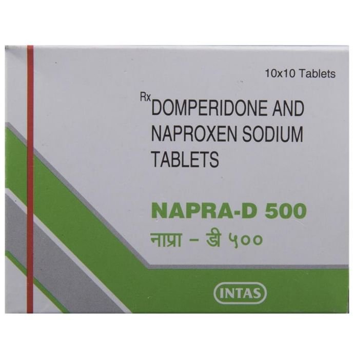 Napra D 500 Tablet    Naproxen 500mg + Domperidone 10mg