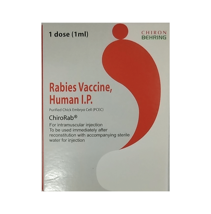 Chirorab Vaccine    Rabies vaccine, Human 2.5IU