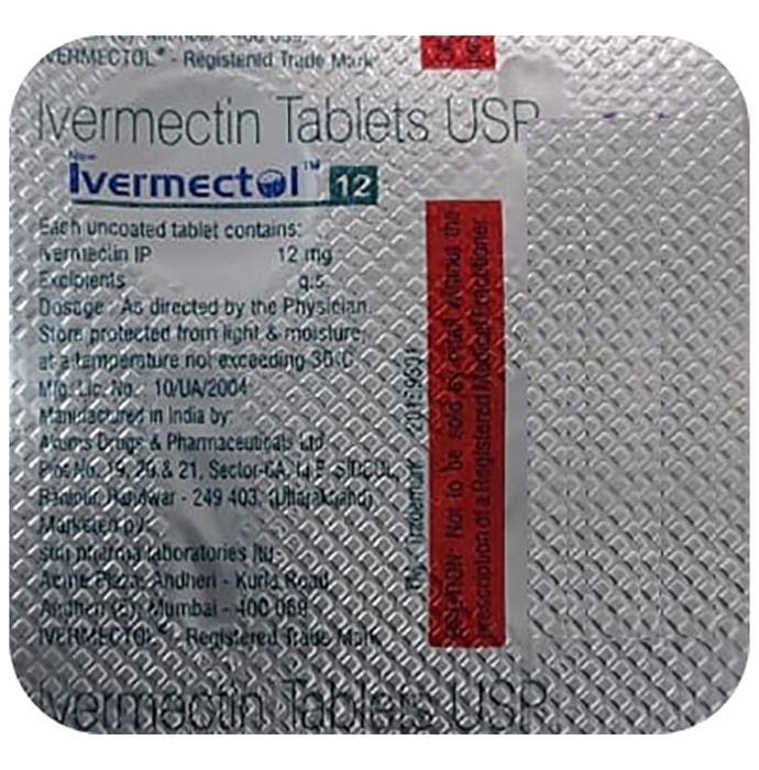 New Ivermectol 12 Tablet    Ivermectin 12mg