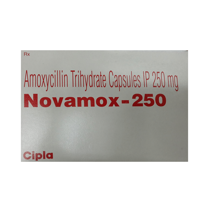 Novamox 250 Capsule    Amoxycillin 250mg