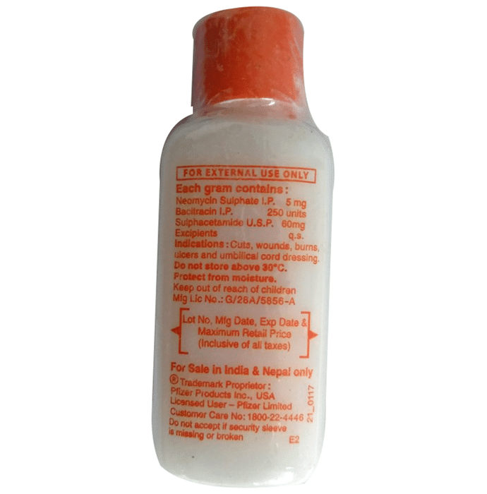 Nebasulf Sprinkling Powder    Sulphacetamide 60mg + Neomycin 5mg + Bacitracin 250IU