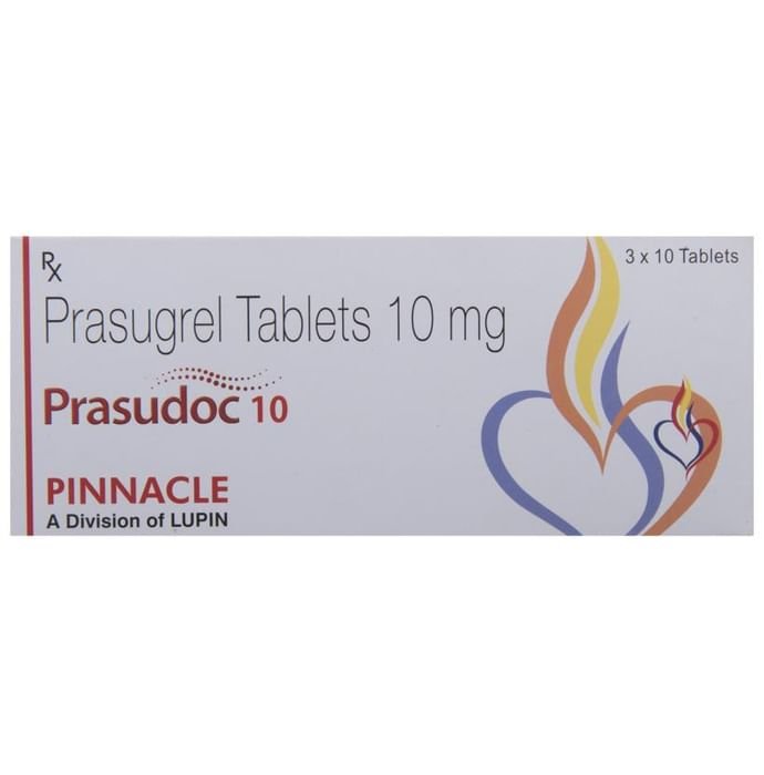 Prasudoc 10 Tablet    Prasugrel 10mg