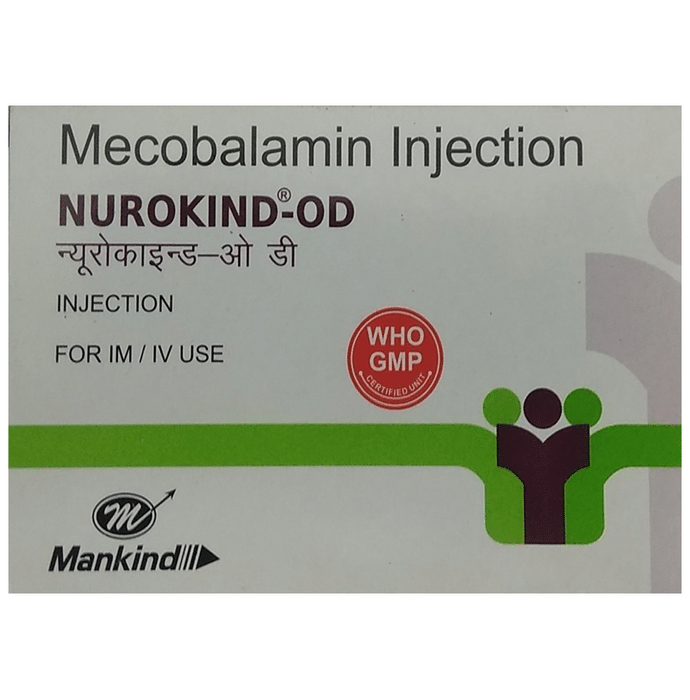 Nurokind OD Injection    Methylcobalamin 1500mcg