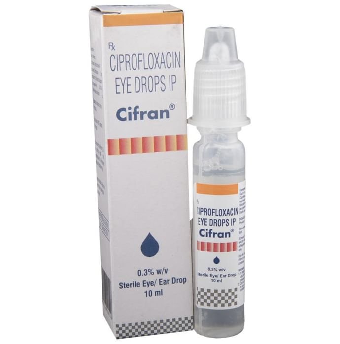 Cifran Eye/Ear Drops    Ciprofloxacin 0.3% w/v